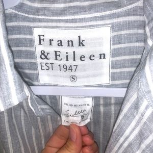 Frank and Eileen Lived in Linen Button Down Shirt